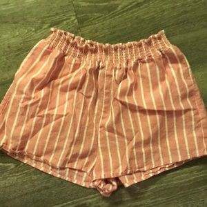 Pink Forever 21  Stripped Shorts